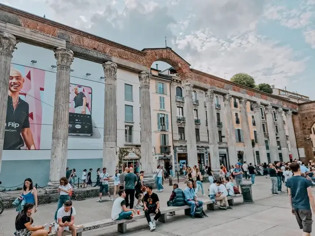 Qué ver en Milán - Columnas y basílica de San Lorenzo