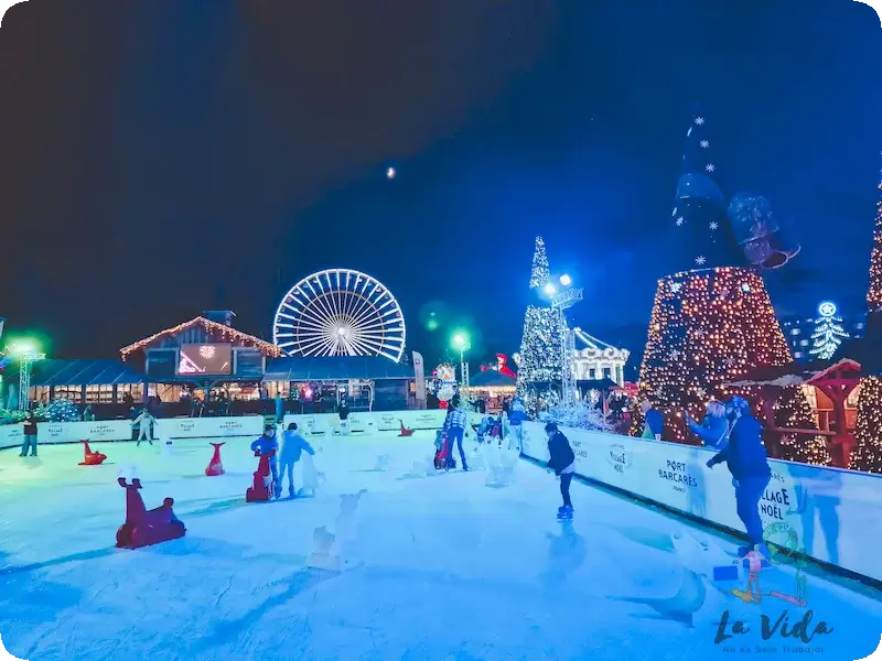 Pista de Hielo Le Barcarès Village de Noel 2023