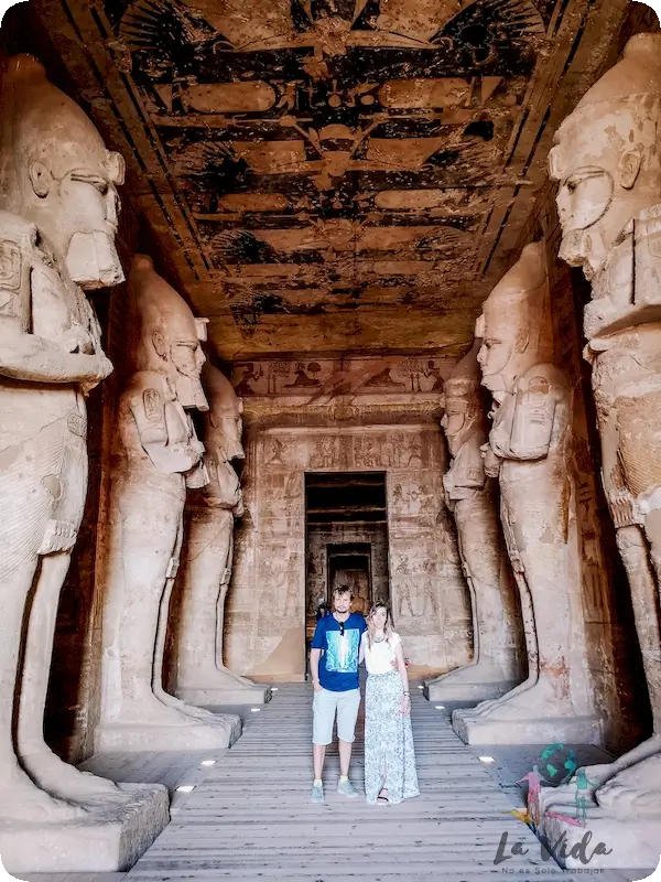 Abu Simbel - interior del Templos Ramses II