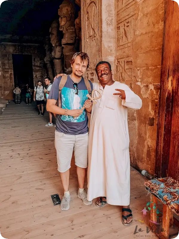 Dani en Abu Simbel Egipto
