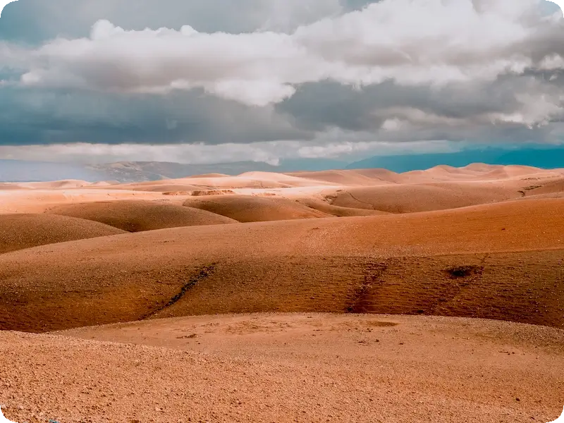 Desierto de Agafay cerca de Marrakech Marruecos