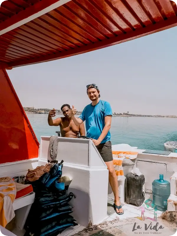 Excursion en barco en Hurghada Egipto