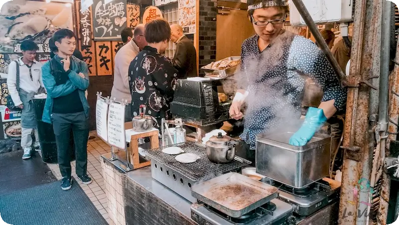 Tsukiji tokio puesto de comida 2