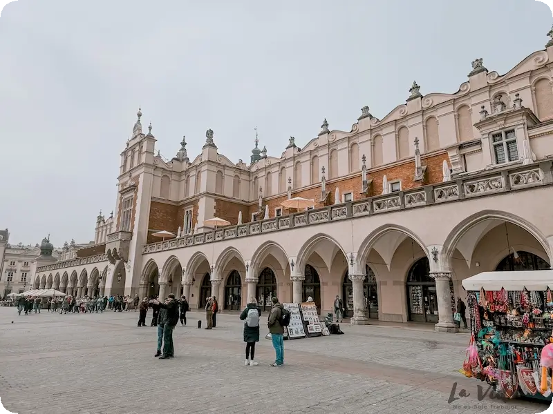 Lonja de los Paños en la Plaza del Mercado de Cracovia