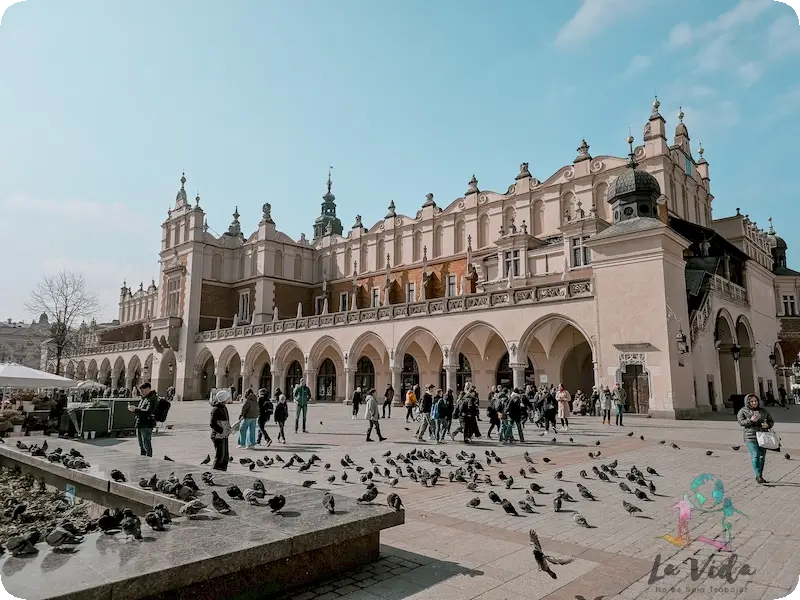 Lonja de los Paños en la Plaza del Mercado de Cracovia