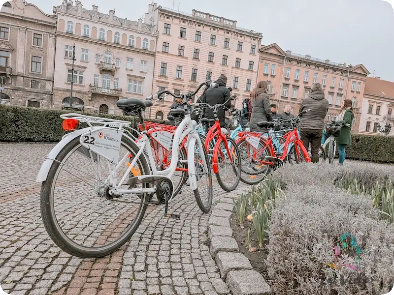 Stare Miasto de Cracovia tour en bicicleta 