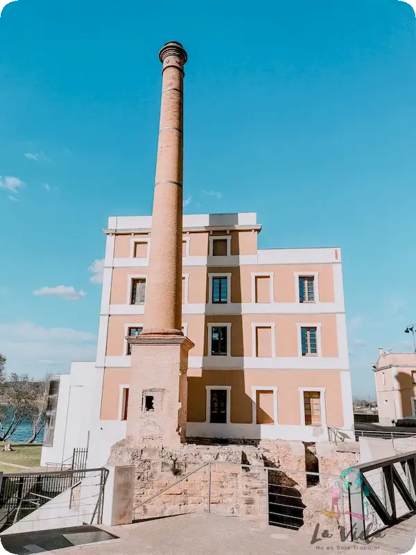 Chimenea de la máquina de vapor