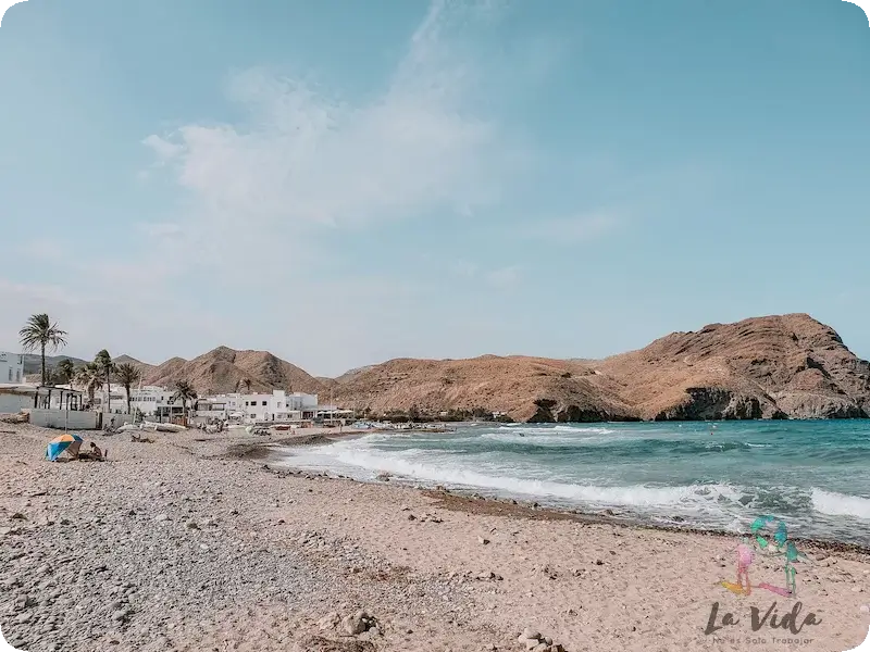 Foto de la Playa de las Negras en Cabo de Gata Almeria