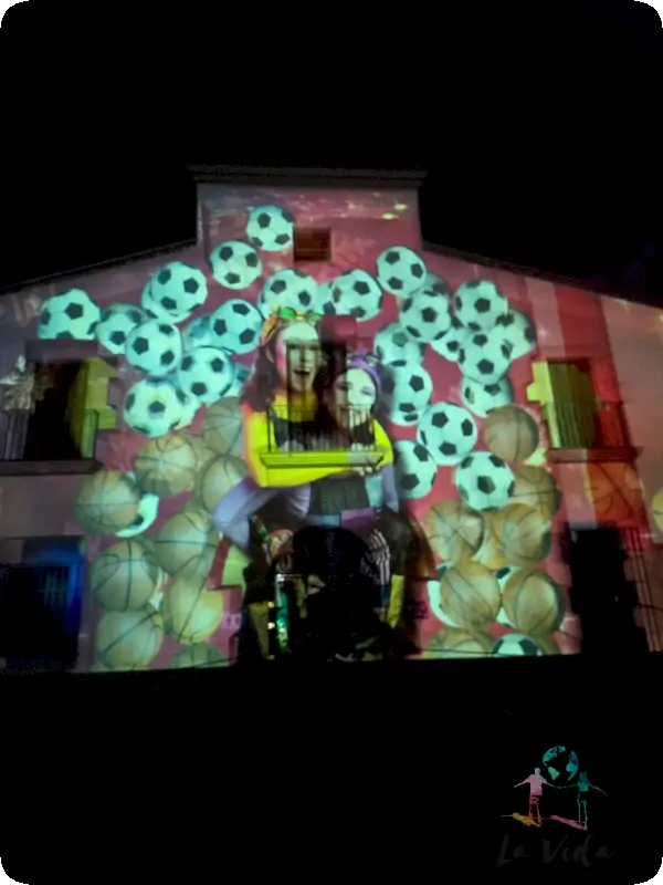 Mapping en Bosc dels Somnis Navidad Barcelona