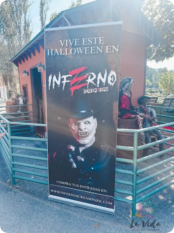 Inferno Scream Park, cartel promocional