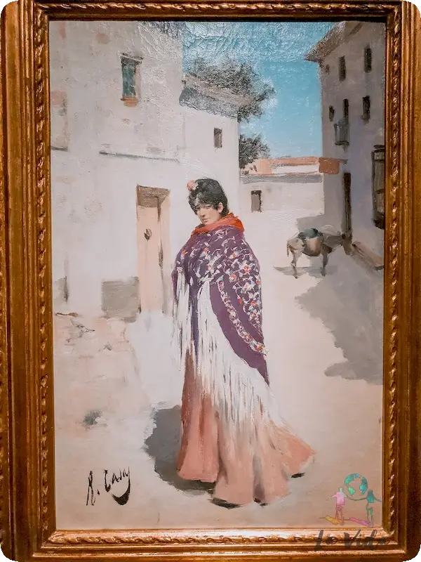 Obras Ramon Casas Mon Sant Benet. Lienzo Original
