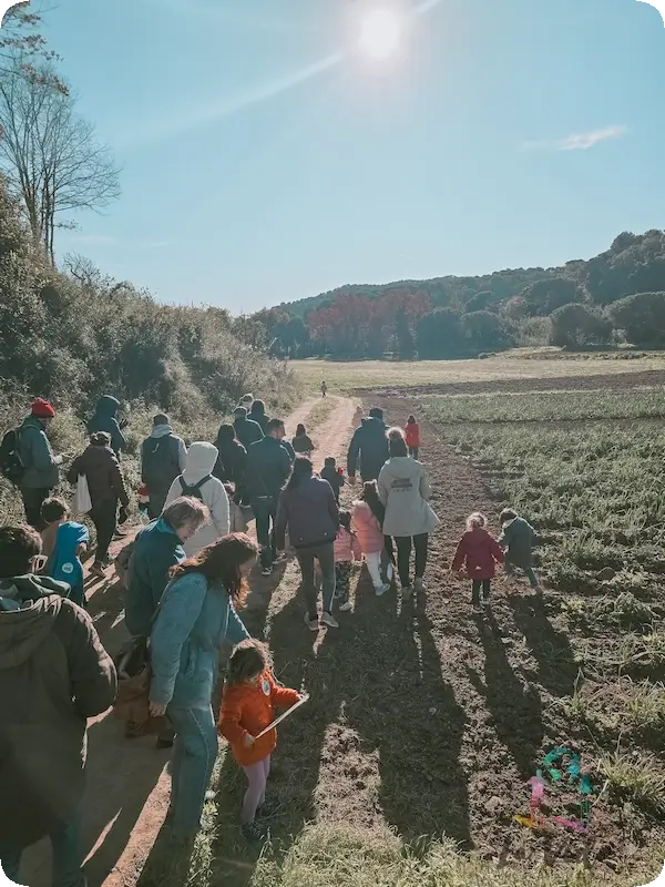 Actividad buscando al tió, nuestro grupo