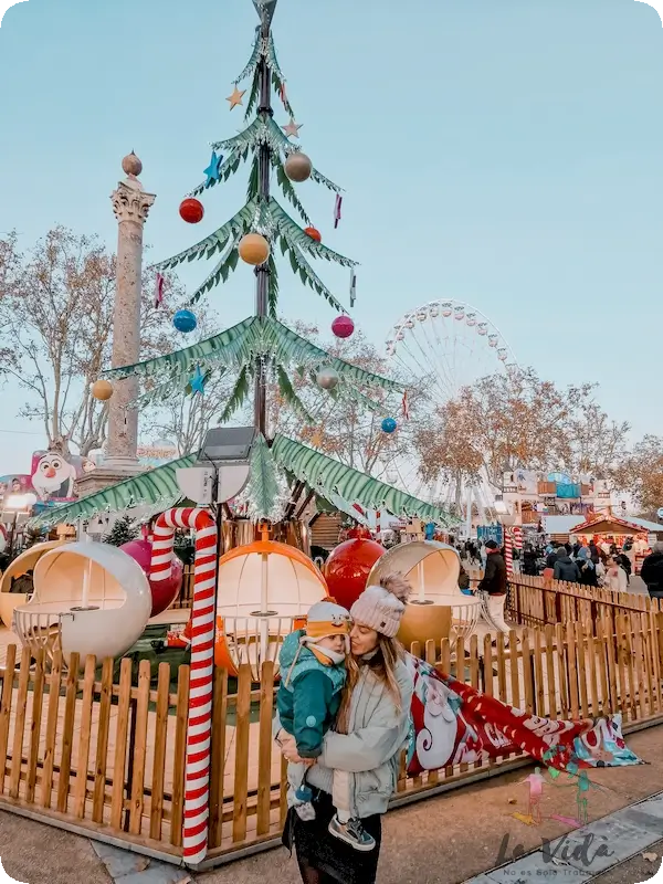 Carcassonne en Navidad Noria