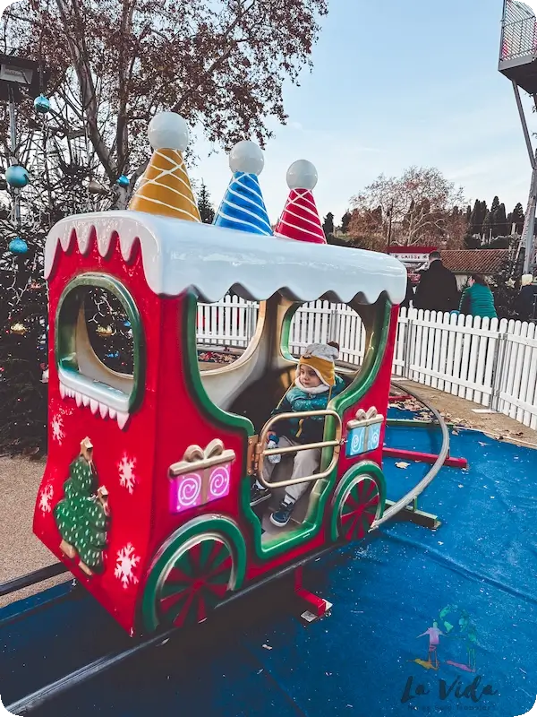 Carcassonne en Navidad - eric en el tren