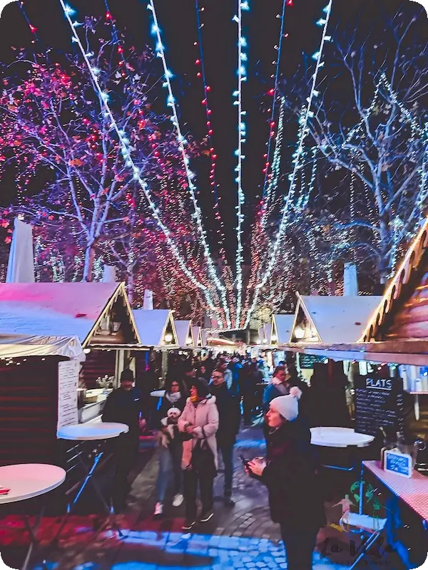 Carcassonne en Navidad - mercado navideño