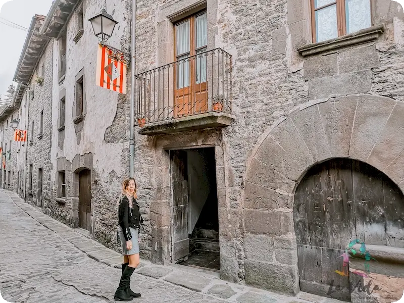 Herrería de Rupit, uno de los edificios singulares en el pueblo de Rupit