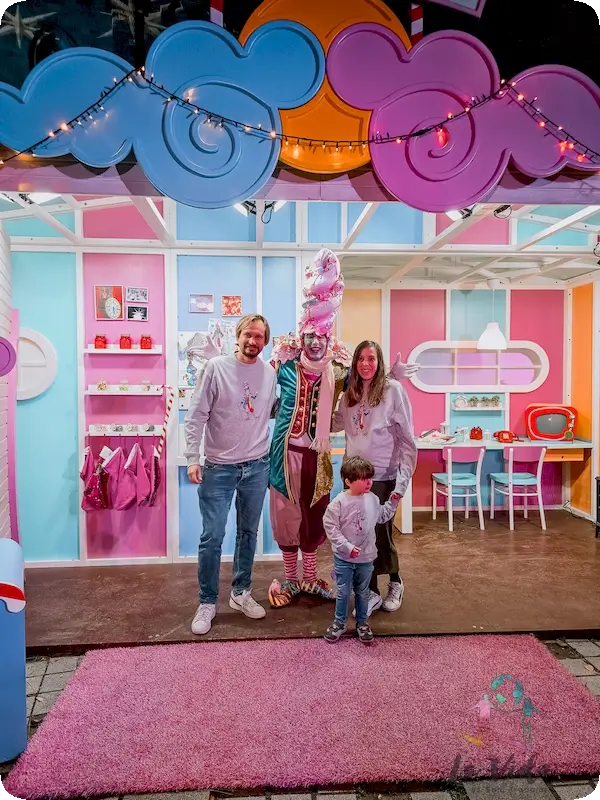 Foto familiar con el Llaminer de Sabadell