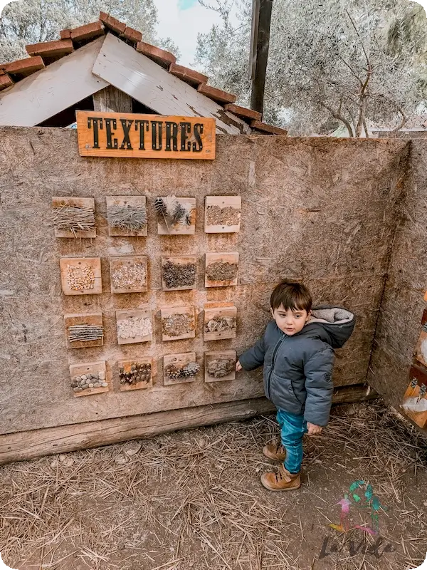 Zona Texturas en Granja Aventura Park