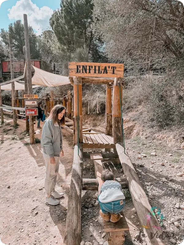 Granja Aventura Park plan con niños - zona aventura