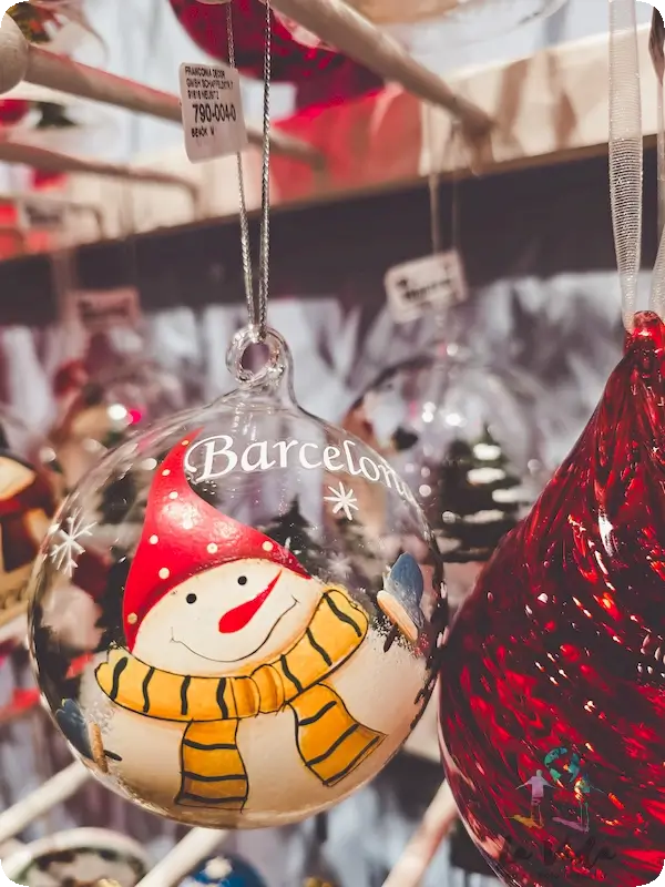 Bola de Navidad Barcelona en Interior Käthe Wohlfahrt Barcelona