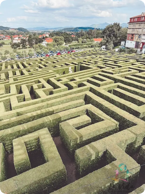 Laberinto de Villapresente desde la torre