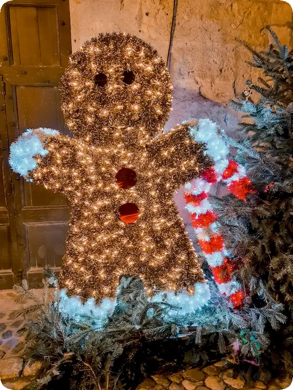 Iluminación y decoración en Narbona en Navidad