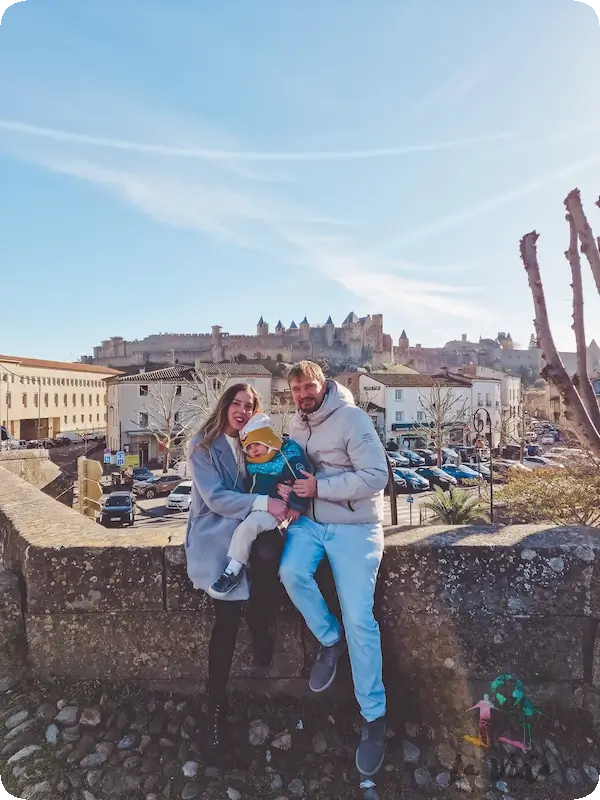 Qué ver en Carcassonne - ciudadela desde Puente Viejo