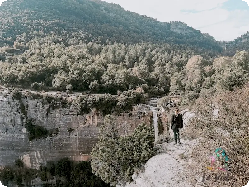 Llegando al Salt de Sallent