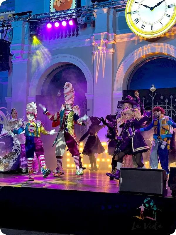 Viendo un espectáculo de Somriu el Nadal