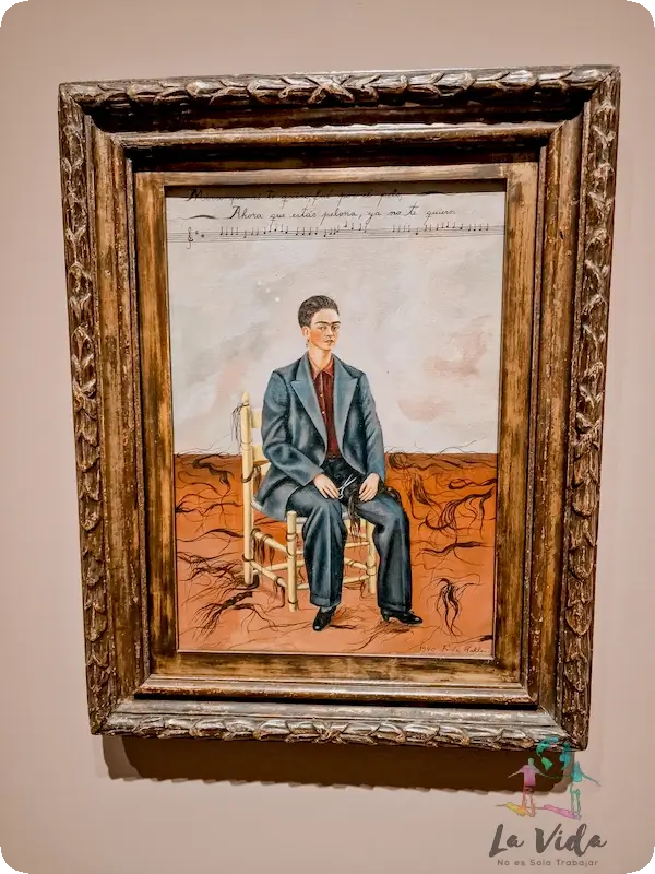 Autorretrato con pelo cortado, Frida Kahlo Noma Nueva York