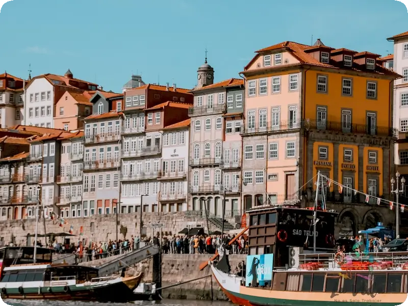 Barrio de la Ribeira en Oporto, mejor zona donde dormir