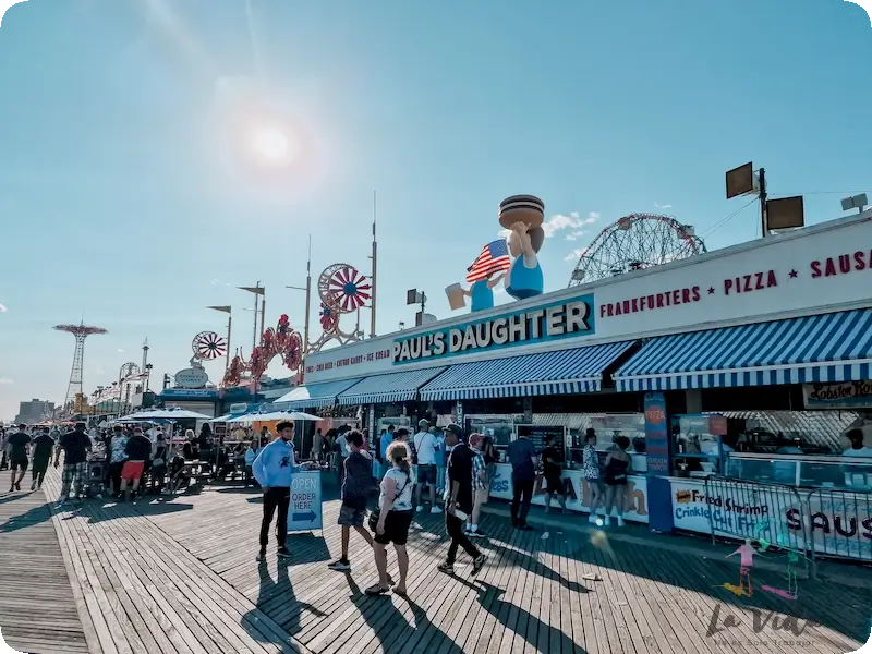 Que ver en Coney Island Nueva York: Paseo marítimo Riegelmann