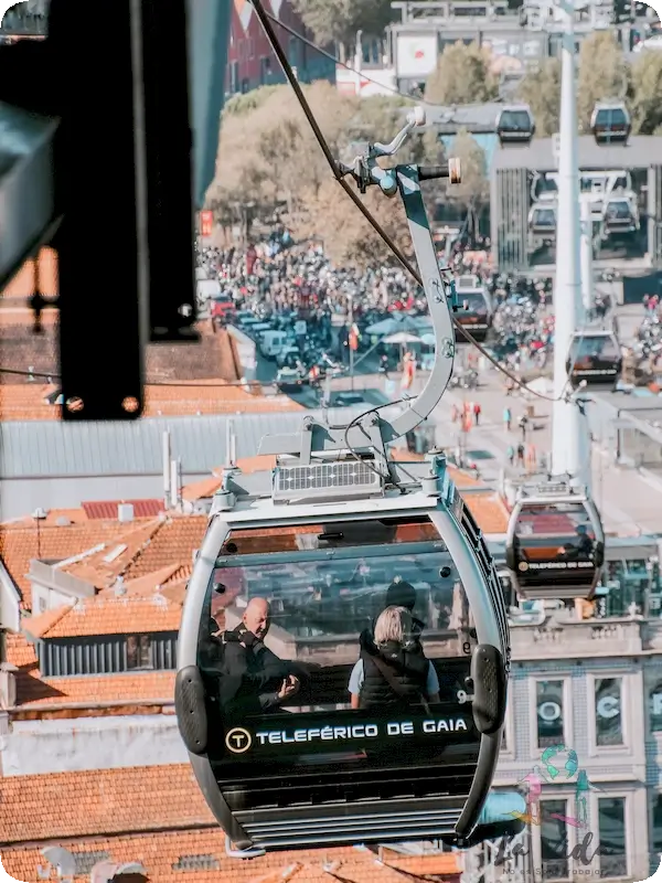Foto desde el Teleférico de Oporto