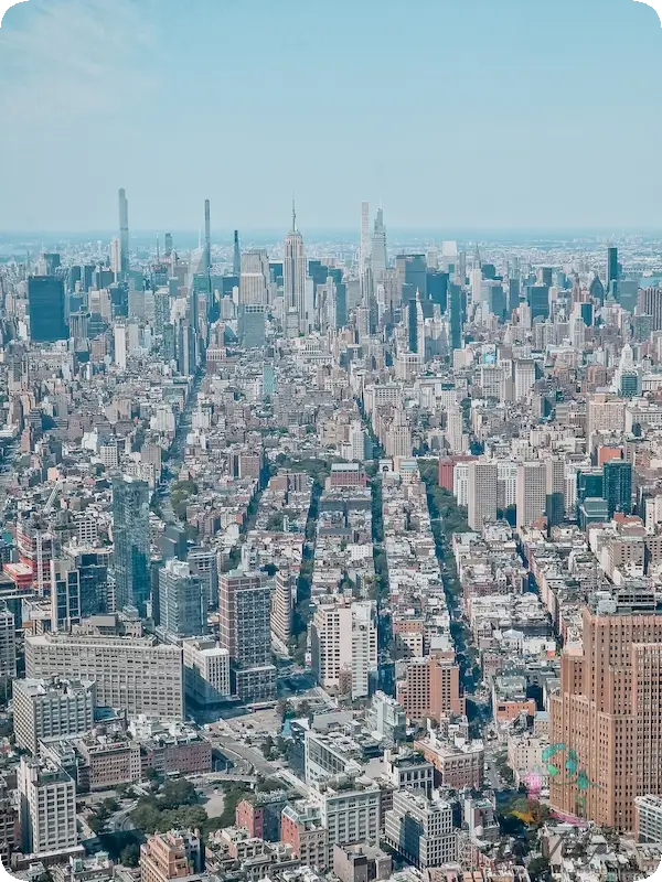 Vistas Empire y Manhattan One World Observatory Mirador Nueva York