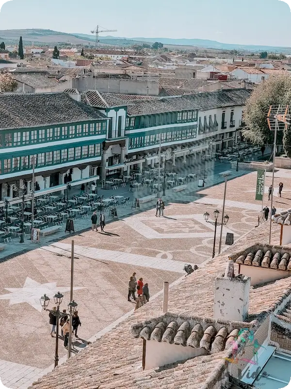 Plaza Mayor de Almagro, vistas desde la Iglesia San Agustin